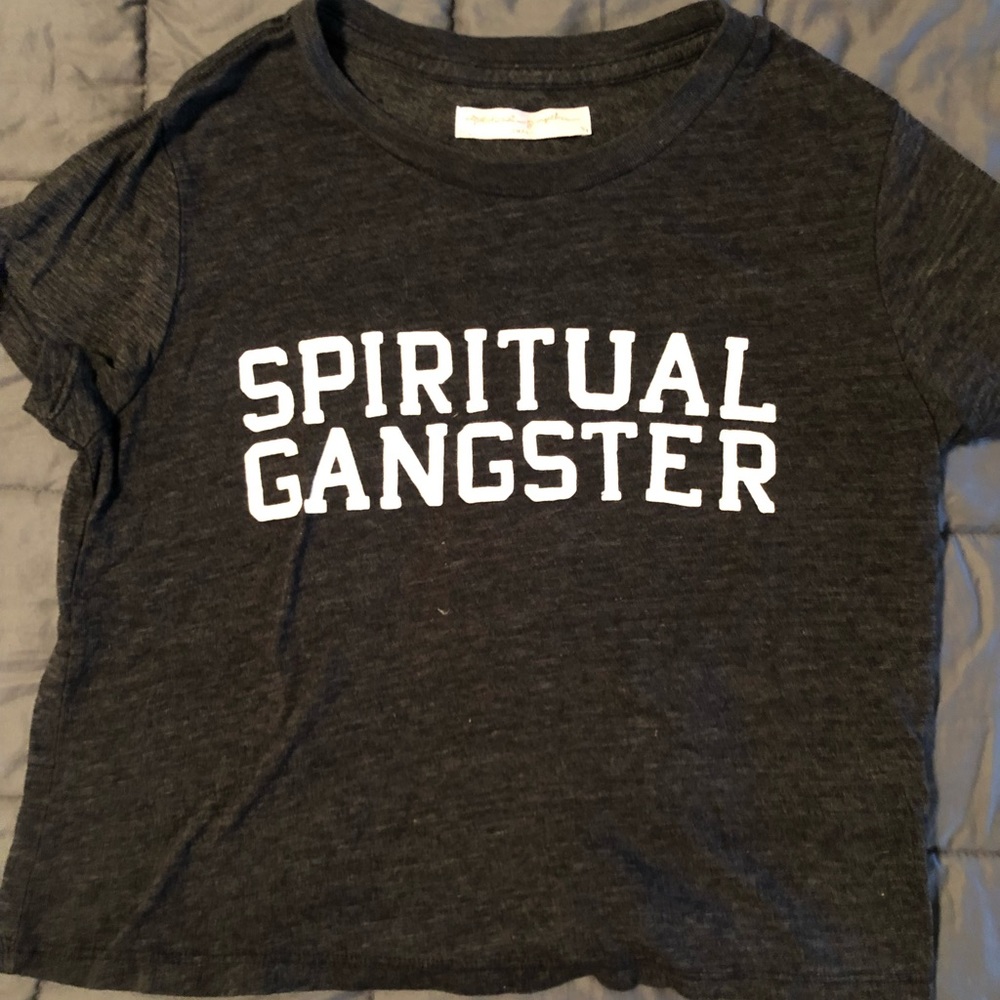 Spiritual Gangster crop top
